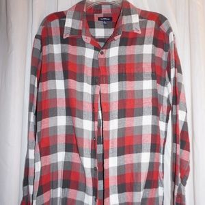 Croft & Barrow; plaid long sleeve